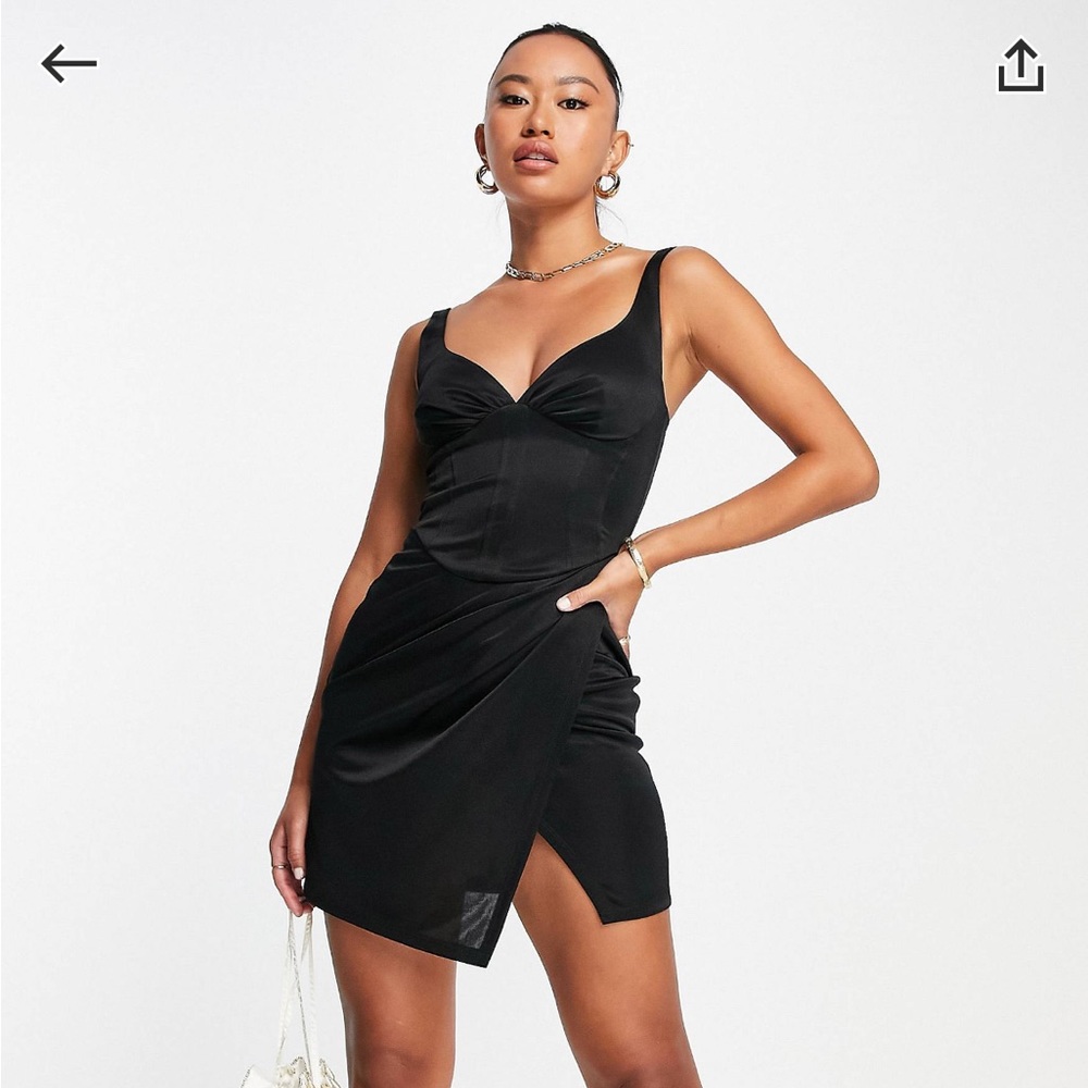 ASOS Satin corset dress